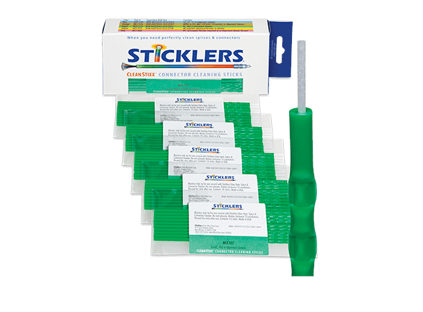 Sticklers CleanStixx™ rensepinne 1.25mm Grønn, pakning med 50 stk.