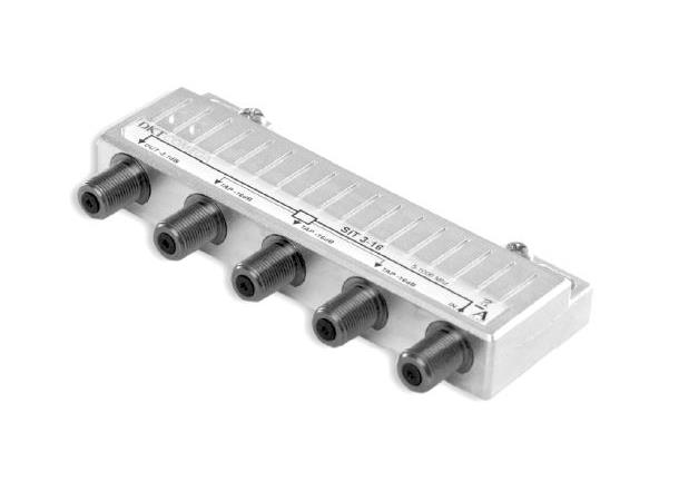 Avgrener inne 3 tap 16dB Signia SiT 3-16 DOCSIS 3.1, 5-1300 MHz, F tilkoblinger
