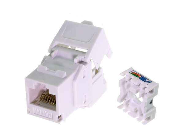 ECS Keystone jack UTP Cat.6A 