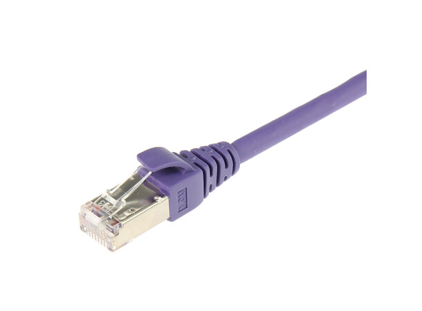 ECS Patchkabel Cat6A S/FTP Lilla  3,0m PIMF Halogenfri RJ45 