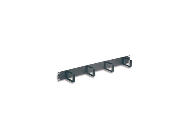 Enoc Kabelguide 19" 1U 4 Bøyler Sort 