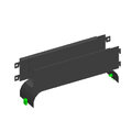 Enoc Kabelrenne for dybde 300-450mm B-86 x D-300/450 x H-132 mm, horisontal