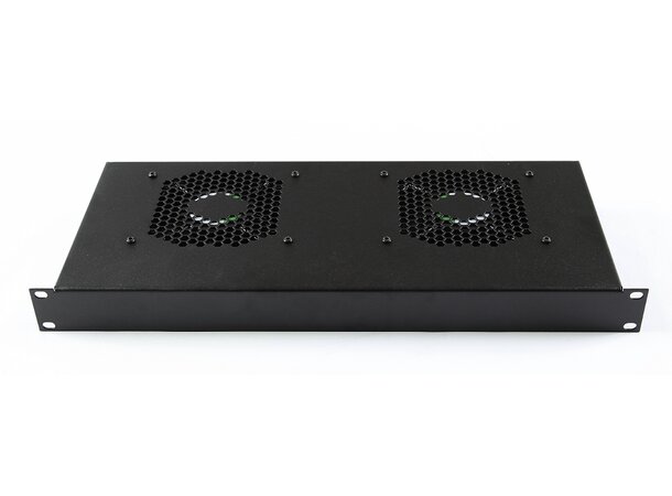 Enoc Viftehylle 1U 19" 2 stk vifter 
