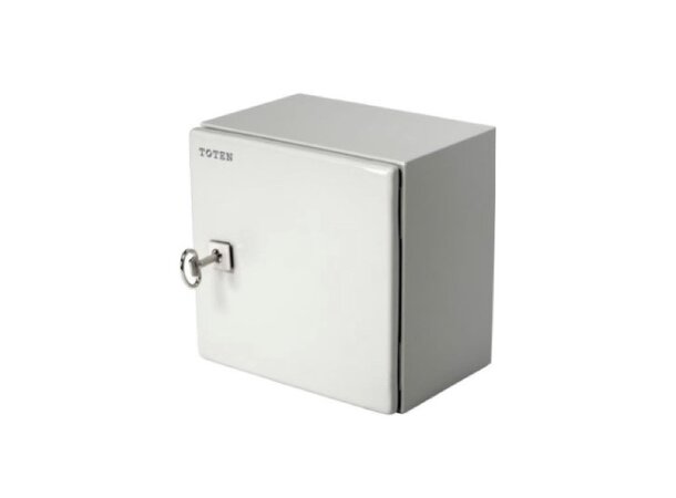 Toten veggskap platedør hvit IP66 B-300 x D-210 x H-300 