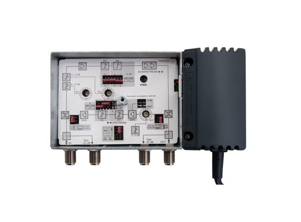 Triax forsterker GHV 940 5-65/85-1006MHz TP inn/ut, konfigurerbar All-on-board 