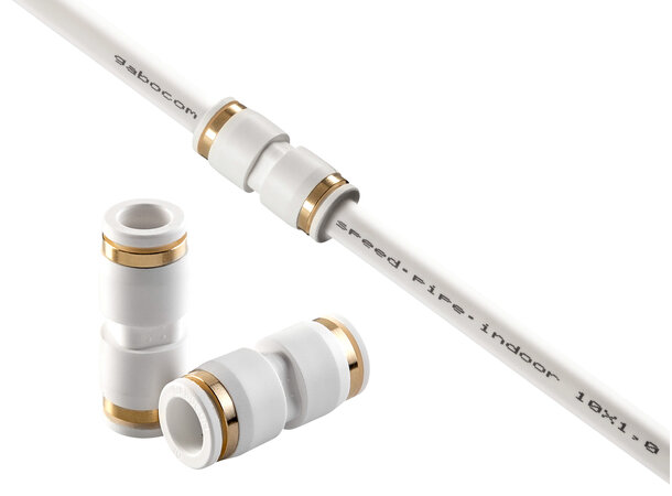 speedpipe DSM 4 indoor push-on socket For splicing of tubes. Halogenfree 