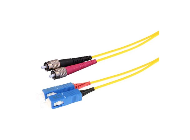 ECS Fiberpatch OS2 9/125 FC-SC 10,0m Halogenfri Duplex 