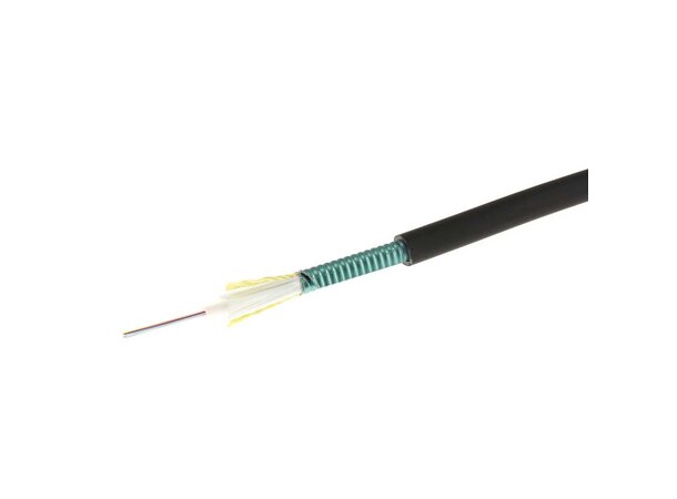 ECS fiberkabel OS2 Tørr tube  12x9/125 Armert med korr stål gnagesikker G652D 
