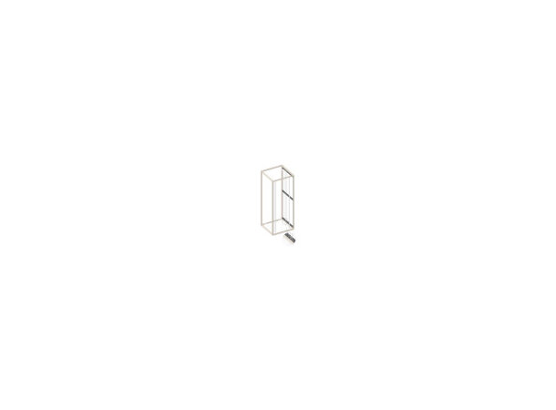 Enoc Kabelholder F1 /S1 sidepanel L-892 x H-62 x D-14 mm Sort 
