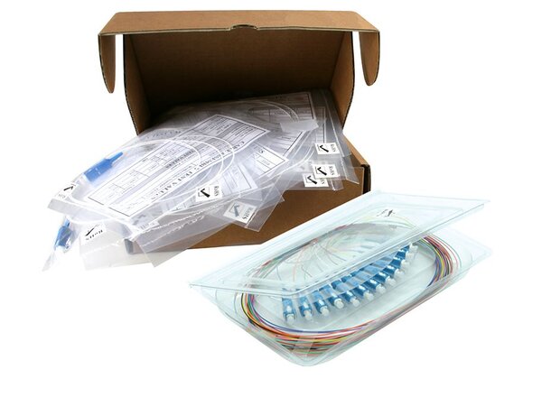 FiberHale SM SC kit 12pk. 0,5m. LSZH Blister pack 12stk, fargekodet G657A2 