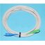 FiberSnor SM Abonnent G01 SCA-SCU 05,0m. Hvit 1 fiber, G657A2, 3 mm. LSZH