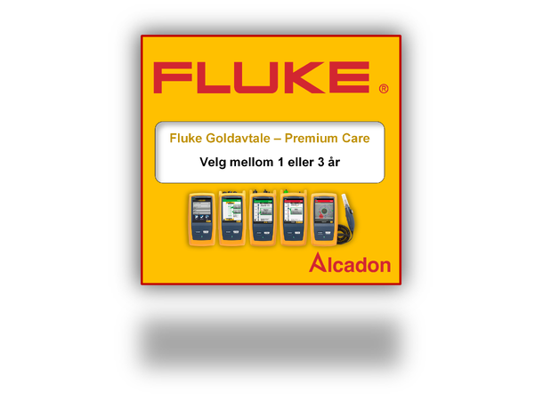 Fluke Goldavtale DSX-5000Qi 1 år Goldavtale - Premium Care 1 år 