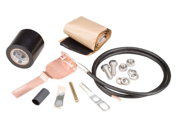 Jordingskit 241545 til 1/2" kabler 50ohm Til Heliax kabel. 1/2" LDF4-50A typer 