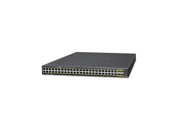 Switch PoE+ 48-port Layer2/4 Managed 440W, 48x10/100/1000B/T+4xSFP