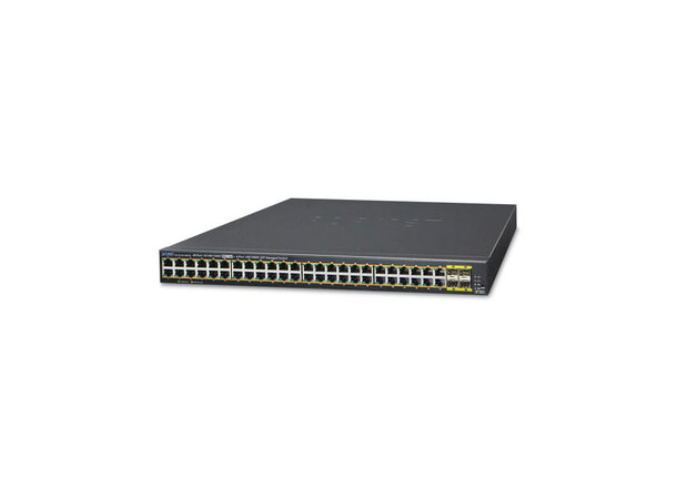 Switch PoE+ 48-port Layer2/4 Managed 440W, 48x10/100/1000B/T+4xSFP 