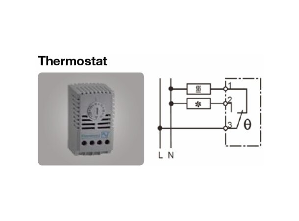 Triarca Orion termostat FLZ 510 A/C -20 til +80 grader C til Air Condition 