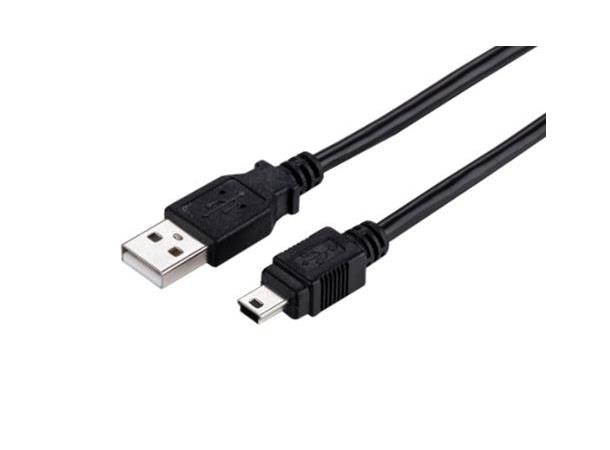 USB Kabel 2.0, A-mini B, 5 pin, 2 meter