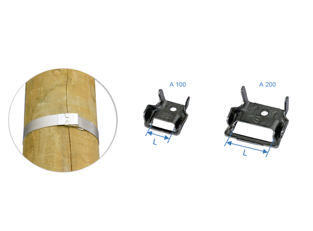 Bucle I=21mm. Type A 200, bag of 100 pc. 