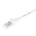 ECS Patchkabel Cat6A S/FTP Hvit  2,0m PIMF Halogenfri RJ45
