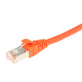 ECS Patchkabel Cat6A S/FTP Orange  1,5m PIMF Halogenfri RJ45