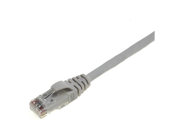 ECS Patchkabel Cat6 UTP Grå 10,0m Halogenfri RJ45 