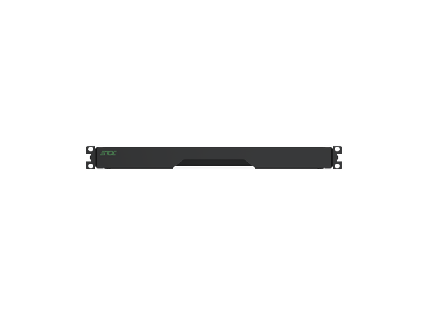 Enoc GHJ Utdrag- och justerbar hylla 1HE 484x370-580x44x svart 
