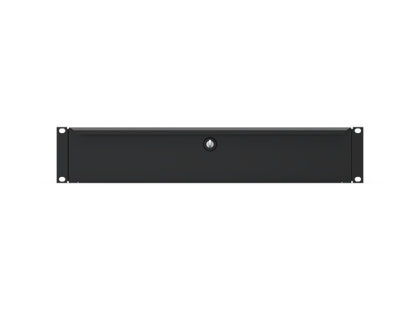 Enoc Hylle 19" Tastatur/dokument 2U B-410 x D-350 mm (Sort) 