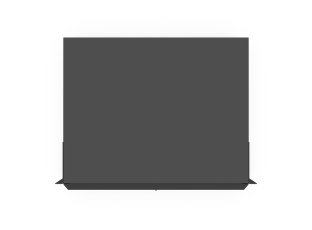 Enoc Hylle 19" Tastatur/dokument 2U B-410 x D-350 mm (Sort) 