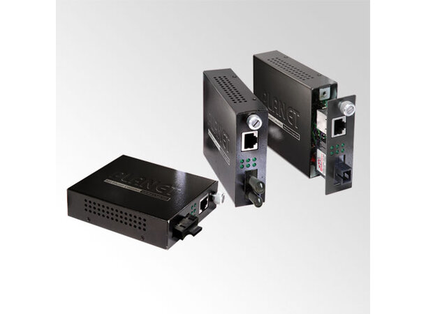 Planet Media Converter 10/100 - 100Fx TP 10/100 - 100base - FX ( MM SC 2Km ) 
