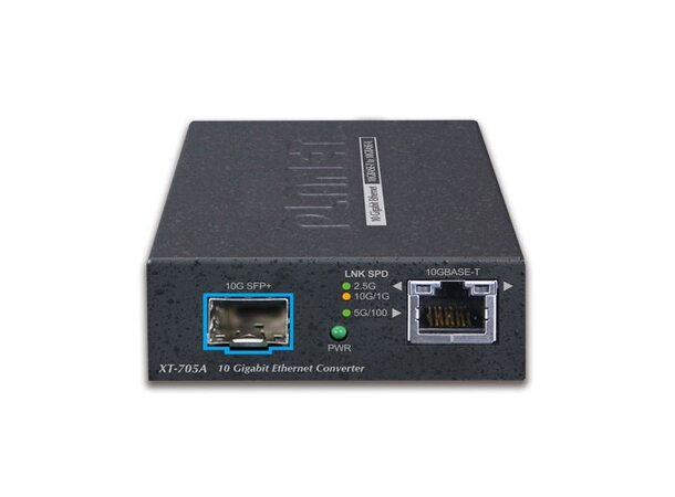 Planet Media Converter 1x10G, 1xSFP+10G 10GBASE-SR or 10GBASE-LR SFP+