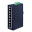 Switch Industri 8-port Unmanaged DIN Planet, 8p 10/100/1000Tx, IP30