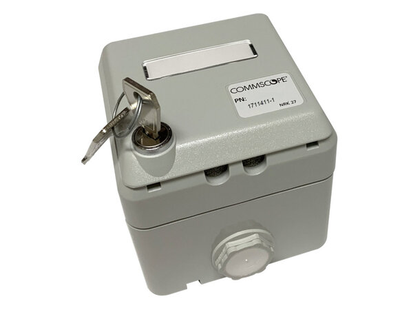 Tyco/AMP IP44 uttag for 2xRJ45 SL110 Med lås 