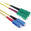 ECS Fiberpatch OS2 9/125 SC/APC-SC 20,0m Fibersnor Halogenfri Duplex APC