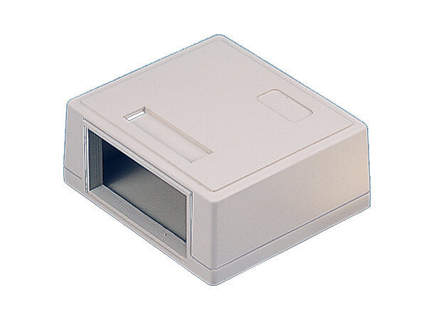 ECS Påveggsboks for Keystone 2 x RJ45 