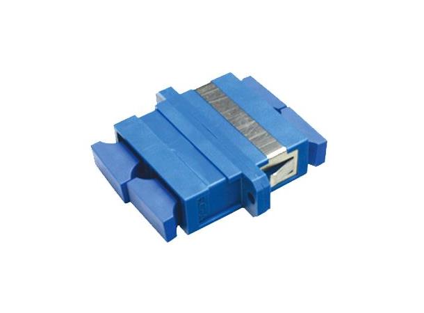 Fiber Adapter SM Duplex SC SC/PC Adapter, blå