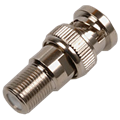 Overgang F hun - BNC-han 75 ohm Rett type