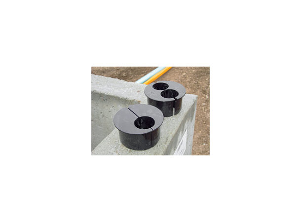 Speedpipe RAD-t 110/2x50 rørinnføring Delbar, sandtetting/kabelgjennomføring 
