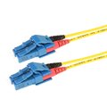 ECS Fiberpatch OS2 9/125 LC-LC  1,0m Fibersnor Halogenfri Duplex