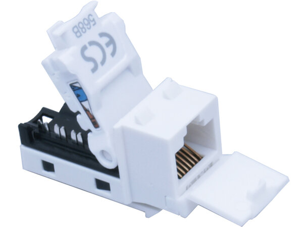 ECS Keystone jack UTP C6 Toolless 12-pk 