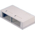 ECS P&#229;veggsboks for Keystone 4 x RJ45