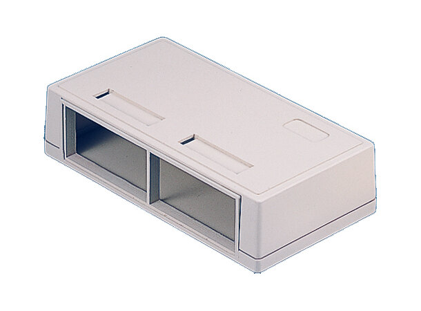 ECS Påveggsboks for Keystone 4 x RJ45 