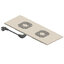 Enoc Viftepakke Skapbredde 600 2 stk vifte Master m/termostat ( Beige )
