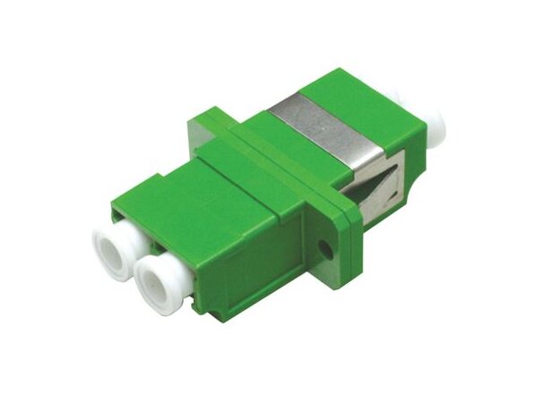 Fiber Adapter SM Duplex LCA LC/APC Adapter, grønn 