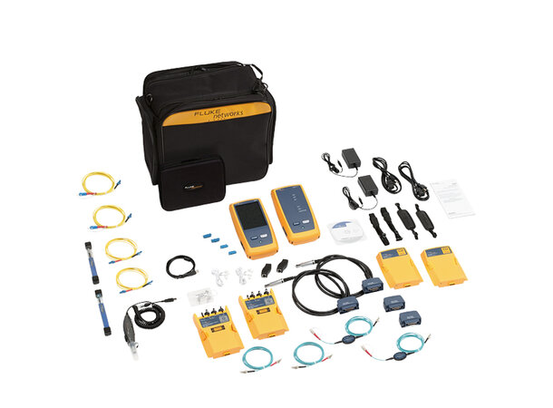 Fluke DSX2-5000 kabelanalysator 1GHz, WIFI, Quad MM/SM, OLTS, GOLDAVTALE 