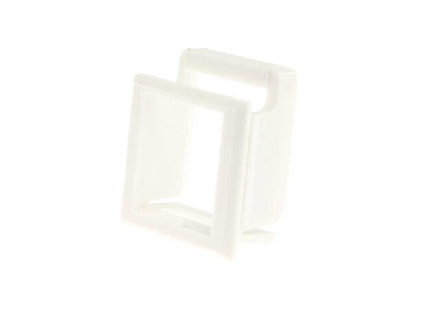 Tilpasningsram adapter for ECS-jack Hvit Actassi hullbilde, 44020 