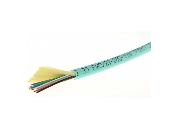 ECS Fiberkabel OM3  4 x 50/125 MM Tight Buffer HFFR Inne-ute kabel 