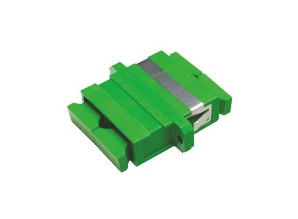 Fiber Adapter SM Duplex SCA SC/APC Adapter, grønn