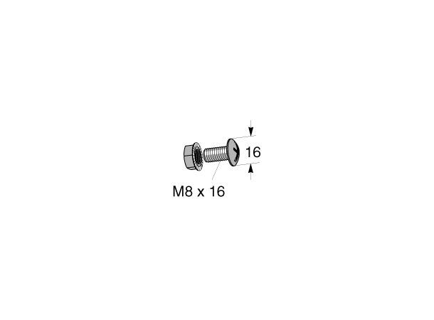 MP skruvpack 50st/fp 1115711 
