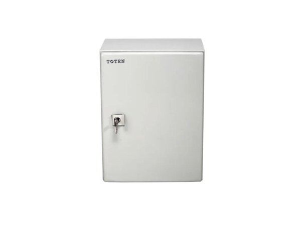 Toten veggskap platedør hvit IP66 B-300 x D-210 x H-400 