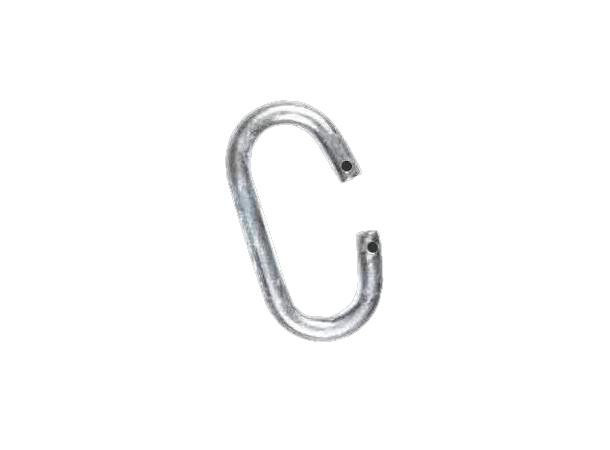 C-krok - oppheng av kabler i vinkeljern For kabler med bæreline (fig. 8)